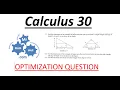 Calculus 30 Optimization question Opt asn t