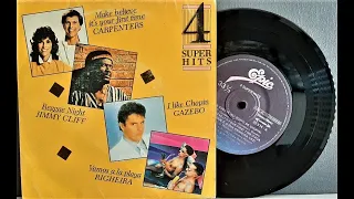 4 Super Hits - Coletânea Pop Internacional - (Compacto Completo - 1983) - Baú Musical