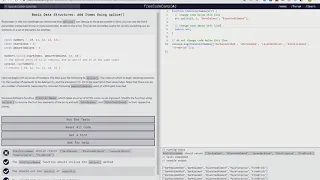 Basic Data Structures Add Items Using splice