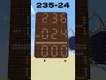 Working Redstone calculator in minecraft