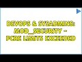 DevOps SysAdmins mod - security