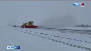 Омск во власти снежной стихии