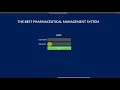Pharmacy Management System With Complete Source Code in JAVA