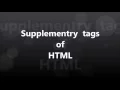 Tags in HTML - Part 2