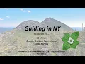 Outdoor Guiding In New York State