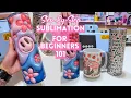 How to Sublimate Tumblers Sublimation for Beginners 101