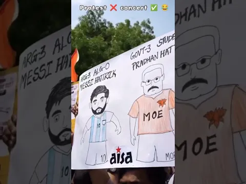 Gen Z Protest 🪧 #genz #cjp #cjpprotest #delhi #funny
