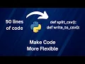 Python Refactor to Functions Live-Coding Session