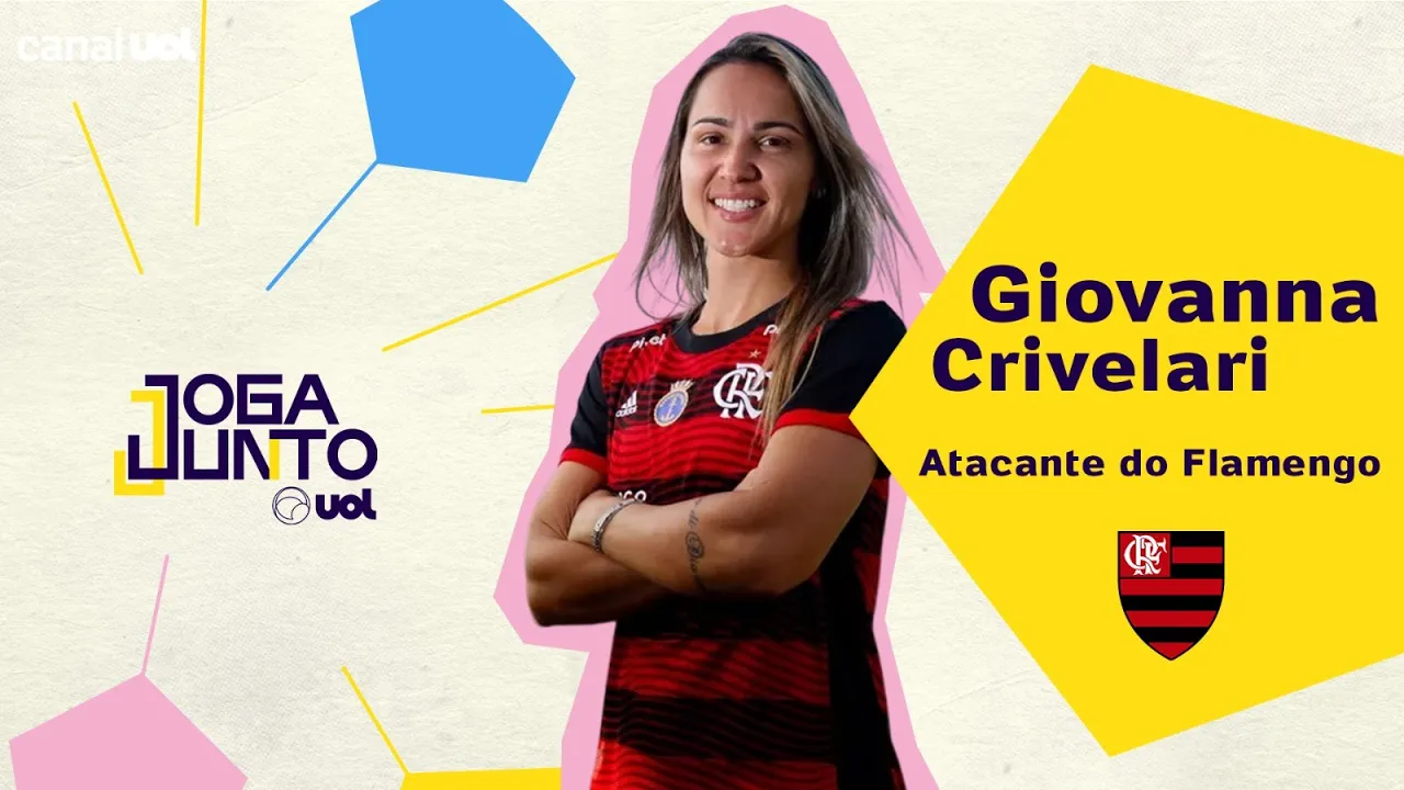 ???? ESTREIA DO JOGA JUNTO: GIOVANNA CRIVELARI, DO FLAMENGO, NO PROGRAMA DE FUTEBOL FEMININO DO UOL