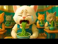 Download Lagu 😱 Oh No! Kitten Vomits Noodles and Has Uncontrollable Diarrhea After School Lunch