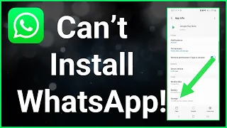How To Fix Can t Install WhatsApp On Google Play Store