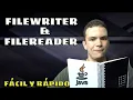 Como Usar FILEWRITER Y FILEREADER con JAVA FACIL Y RAPIDO ACCESO A DATOS DAM