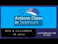 Actions class in Selenium
