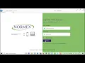 Tutorial 1 How to login in NORMEX