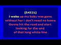 Sturgill Simpson -  Long White Line (karaoke)