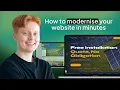 How to Modernise Redesign Any Website in Minutes with Aida AI Website Builder Full Tutorial