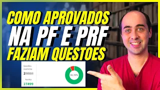 Por dentro do site de questões de aprovados na PF e PRF! (ANÁLISE INÉDITA)