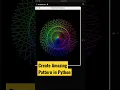 Coding status Python Amazing Star Pattern turtle