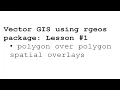 GIS and R - polygon overlays