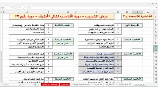 المحاضرة الخامسة الجزء الأول التسويات الجردية للإيرادات والمصروفات المقدمة والمستحقة 