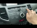 2013 Honda Accord Radio Code Insert