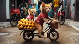 Two Poor Kittens Were Mocked for Not Having a Luxury Canoe🛶😿💔  #hdminds