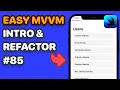 SwiftUI VM Example See How To Refactor Any Codebase SwiftUI VM Tutorial