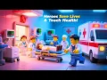 Download Lagu Epic LEGO Hospital 🚑 Heroes Save Lives \u0026 Teach Health! 🌟