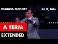 A TERM EXTENDED A TERMINATION PROPHECY Hank Kunneman Prophetic Word Jul 19 2026