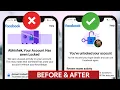 Your Account has been locked Facebook learn more problem Unlock Facebook account 2022