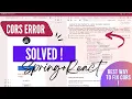 Fix CORS Issues Between React and Spring Boot in Less Than a Minute