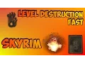 How to Get 100 Destruction Fast in Skyrim