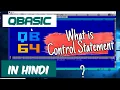 QBasic Control Statements Decision Making Statements Jumping Statements Looping Statements