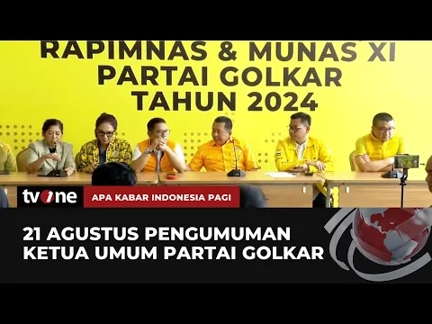 Partai Golkar Gelar Munas, Pilih Ketua Umum Pengganti Airlangga