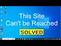 This Site Can't be Reached