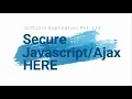 Compress Javascript code and Ajax code or Secure your javascript and Ajax code