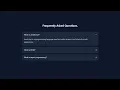 Build a Modern Accordion with HTML CSS JavaScript