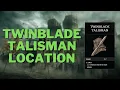 Elden Ring Twinblade Talisman Location Guide