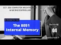 MODULE 02 PART 04 8051 Internal Memory ECT206 COMPUTER ARCHITECTURE MICROCONTROLLER KTU S4 ECE