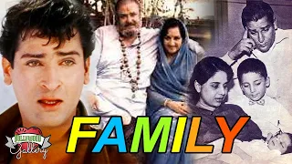 shammi kapoor family with parents wife son daughter brother nephew u0026 biography