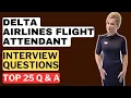 Delta Airlines Flight Attendant Interview Questions and Answers for 2026