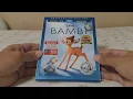 Bambi Anniversary Edition Blu-ray DVD 2017 Release Unboxing