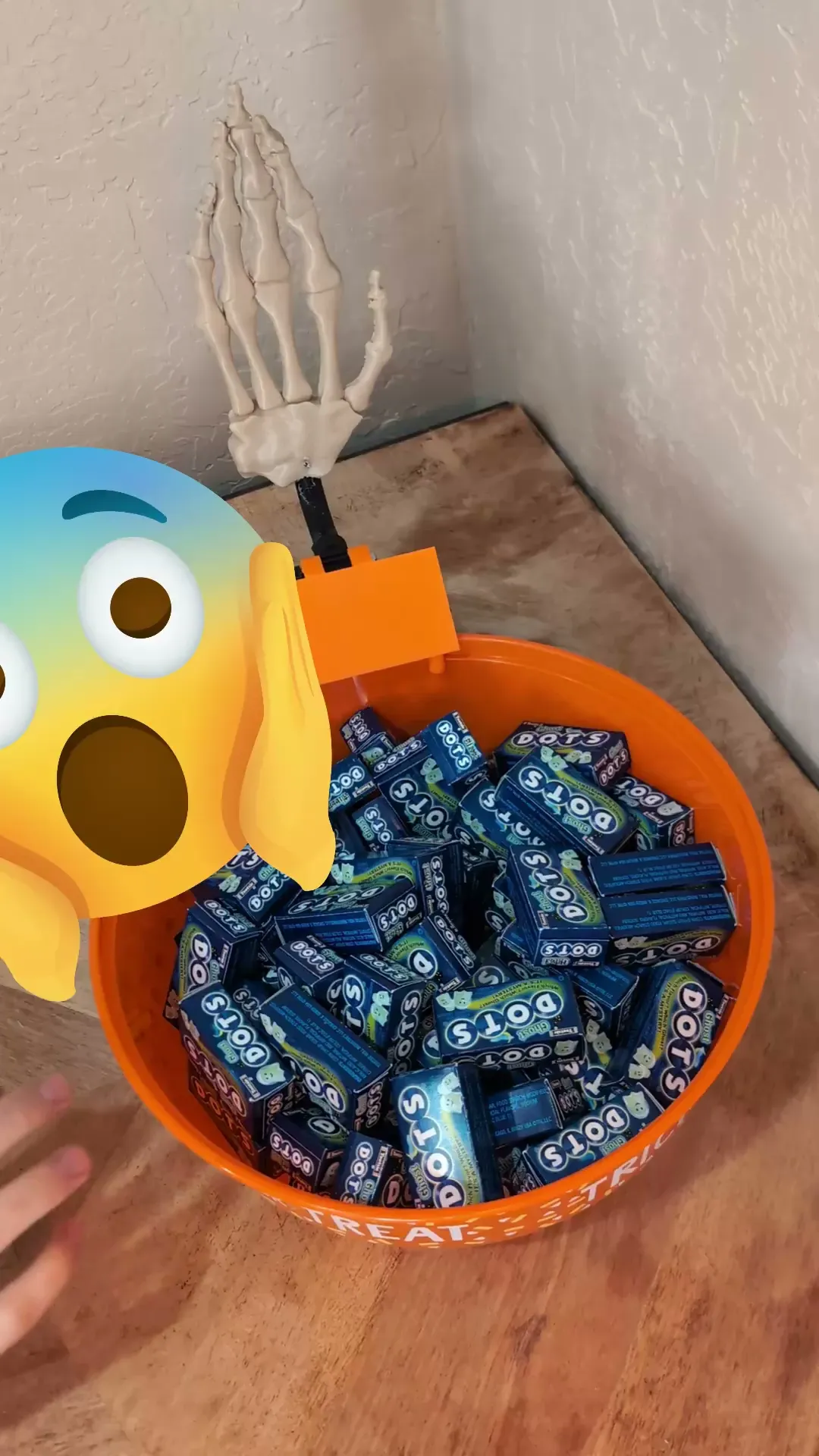 TRICK or Treat Grabbing Hand Prank
