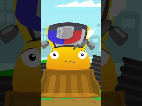 🧲🚜 Бульдозер и гигантский магнит | Приключения машинок в городе 🚗✨#cars #cartoon #carsforkids