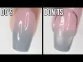 DOs DON Ts Ombre Nails how to do ombre nails with regular polish