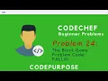 Problem 24 The Block Game PALL01 CodeChef Beginner C