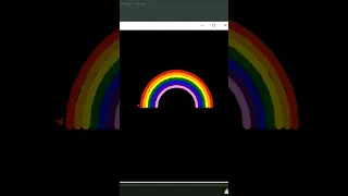 Rainbow Drawing Using Python Turtle