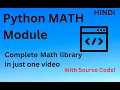 Math Module In One Python Explained in Hindi