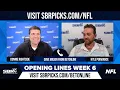 NFL Lines Action with Betonline Week 6 Football Odds Picks