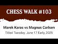Download Lagu Marek Karas vs Magnus Carlsen • Titled Tuesday. June 17 Early, 2025